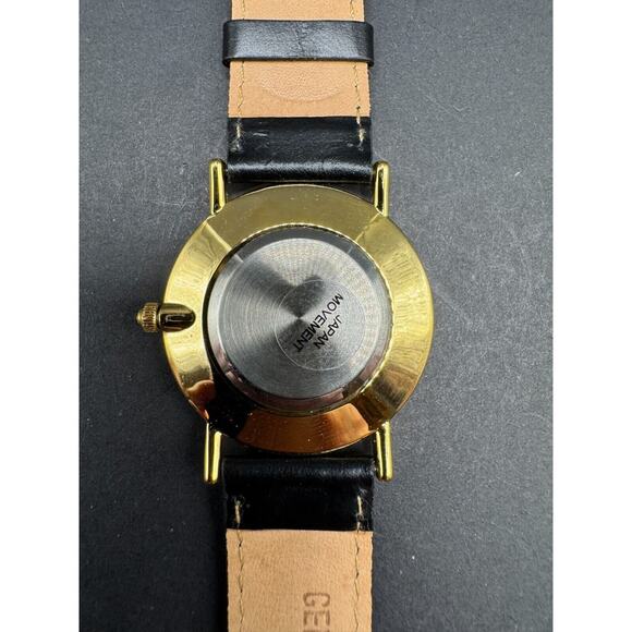 Vintage GTE General Telephone Electronics Super Pages Wrist Watch Black Band main image 6